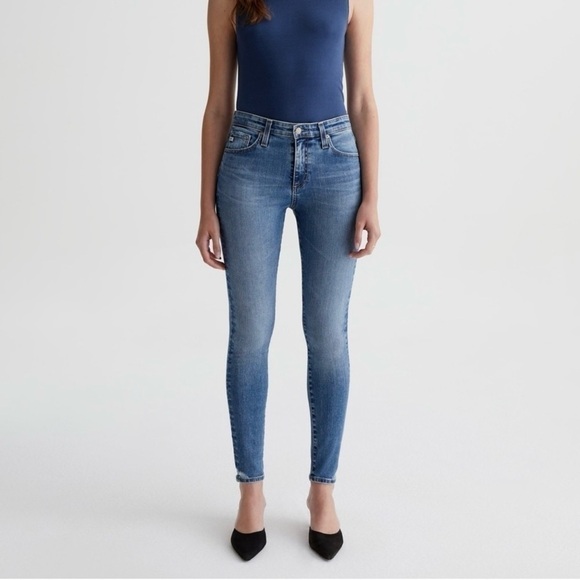 Ag The Farrah High Rise Skinny Jeans in 11Years Wash Size 27 - Picture 1 of 9
